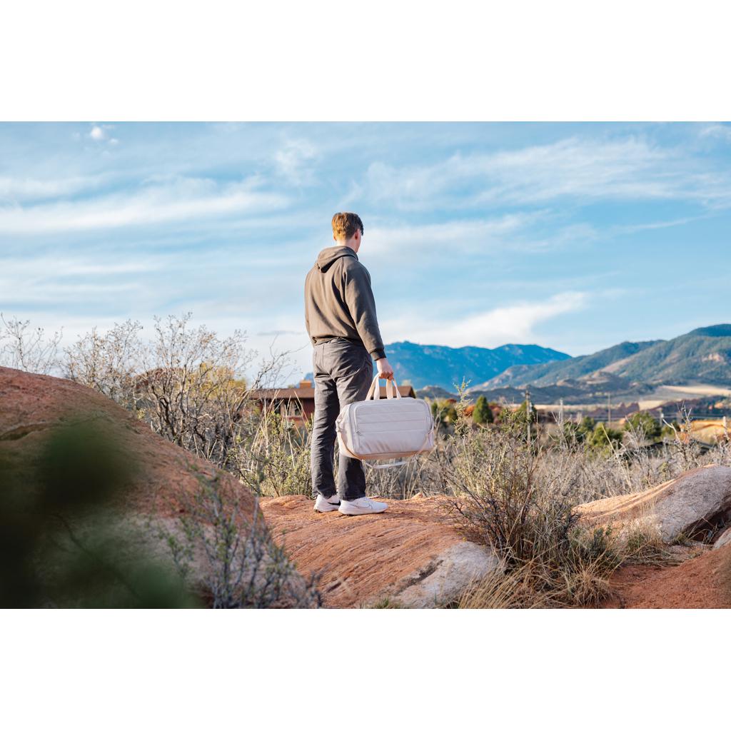 Geantă de weekend duffel Armond AWARE™ RPET beige