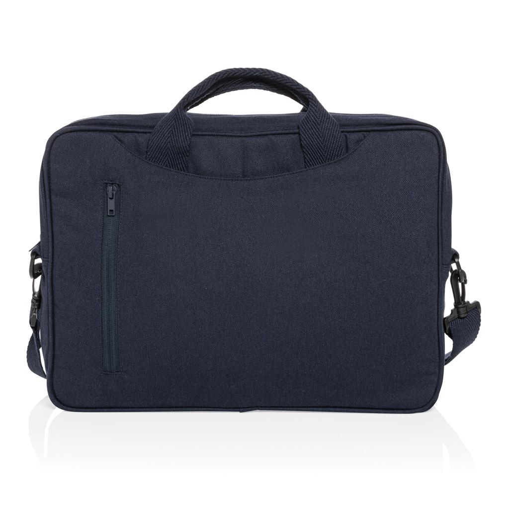 Geantă de laptop din bumbac reciclat, de 15,4 inch Laluka AWARE™ navy