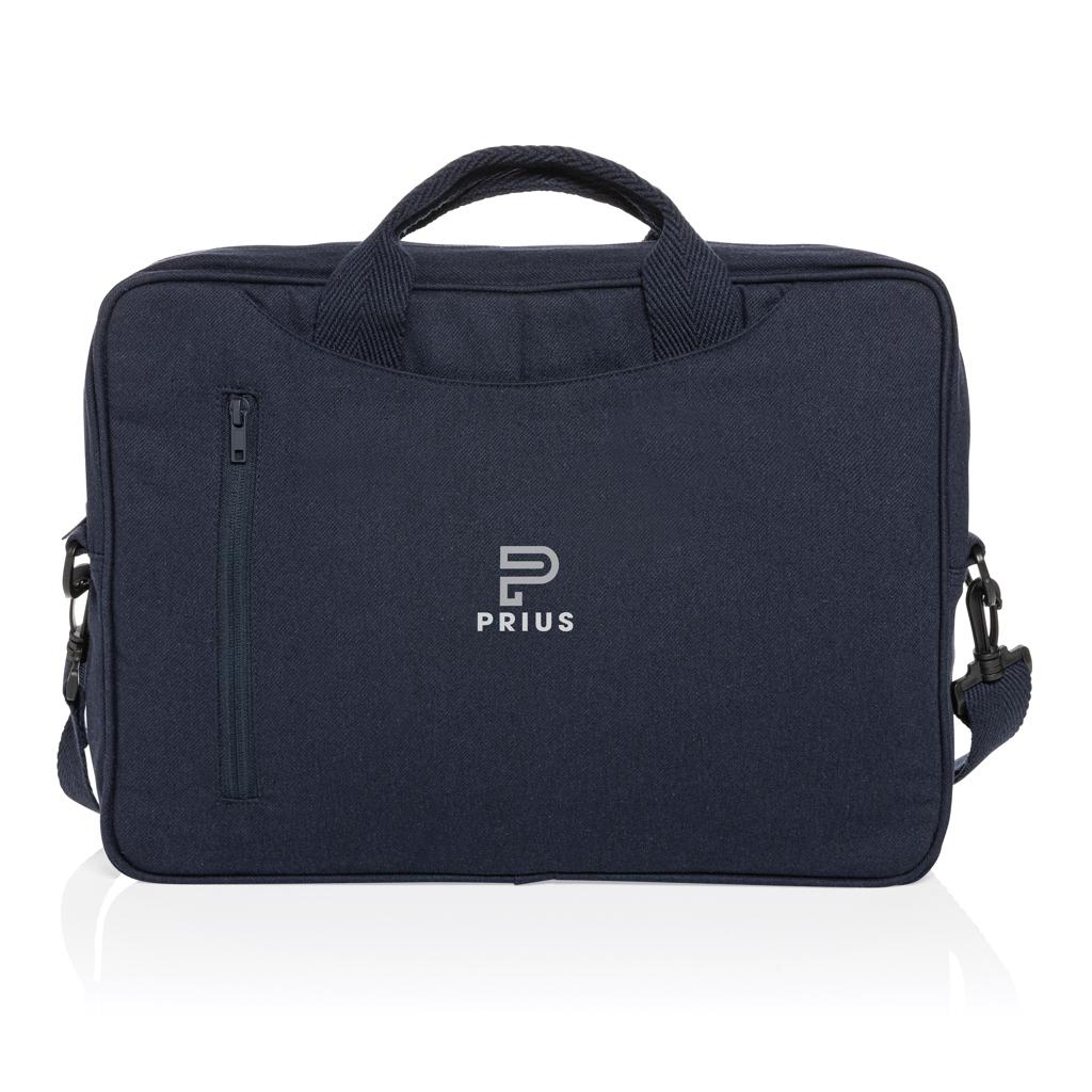Geantă de laptop din bumbac reciclat, de 15,4 inch Laluka AWARE™ navy