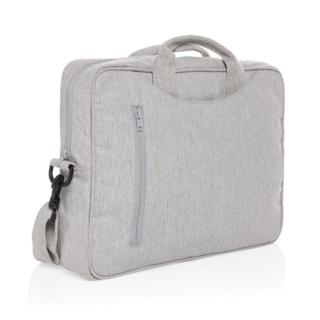 Geantă de laptop din bumbac reciclat, de 15,4 inch Laluka AWARE™ grey