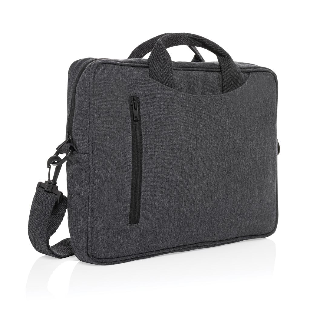 Geantă de laptop din bumbac reciclat, de 15,4 inch Laluka AWARE™ anthracite