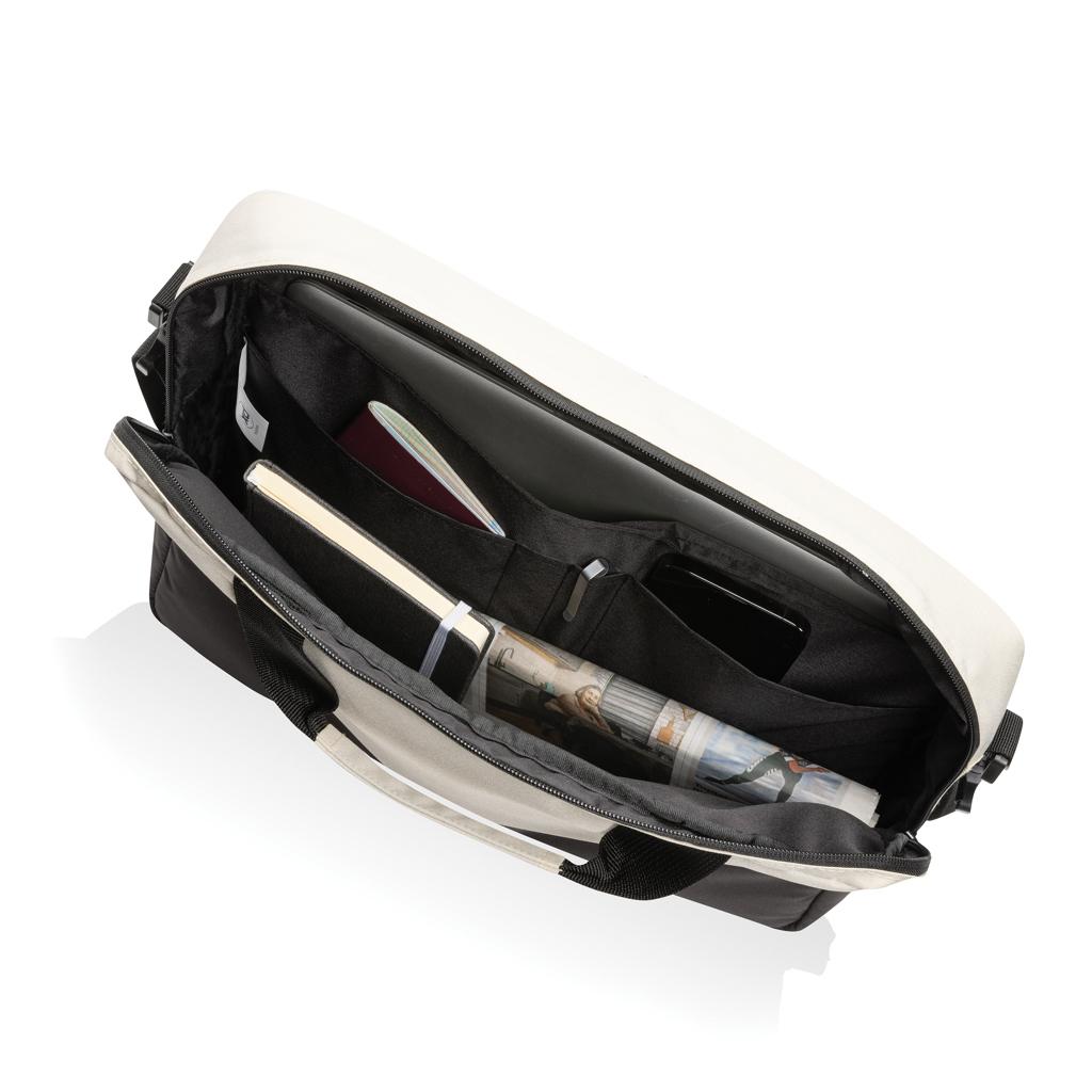 Geantă de laptop  basic de 15,6 inch Kazu AWARE™ RPET off white