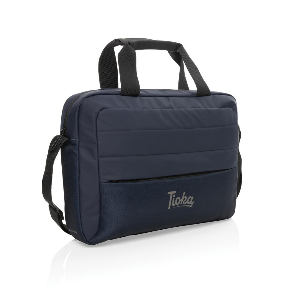 Geantă de laptop Armond AWARE™ RPET de 15,6 inch navy