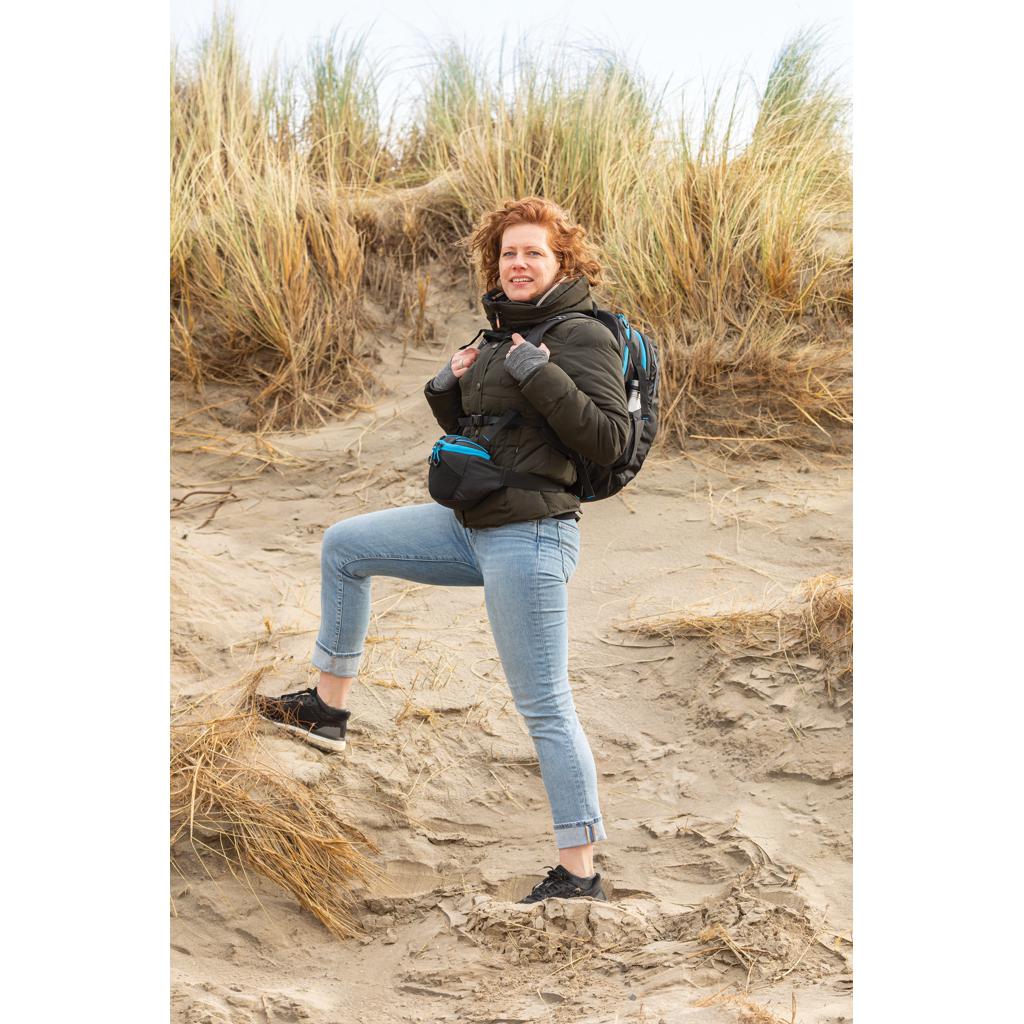 Rucsac mediu pentru drumeții ripstop de 26L, fără PVC Explorer black