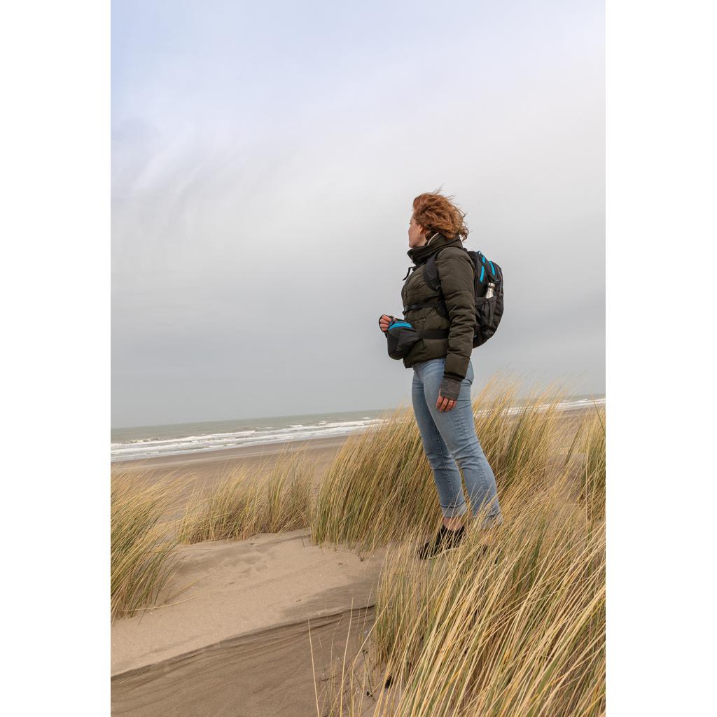 Rucsac mediu pentru drumeții ripstop de 26L, fără PVC Explorer black