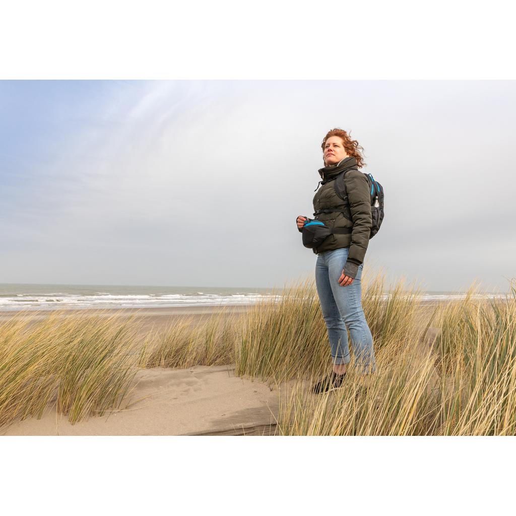 Rucsac mediu pentru drumeții ripstop de 26L, fără PVC Explorer black