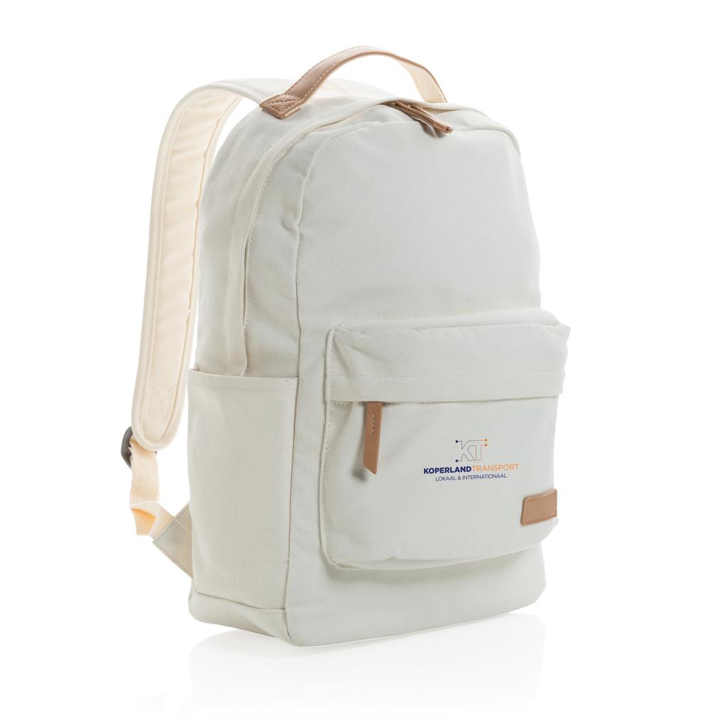Rucsac din pânză reciclată de 16 oz. Impact AWARE™  off white