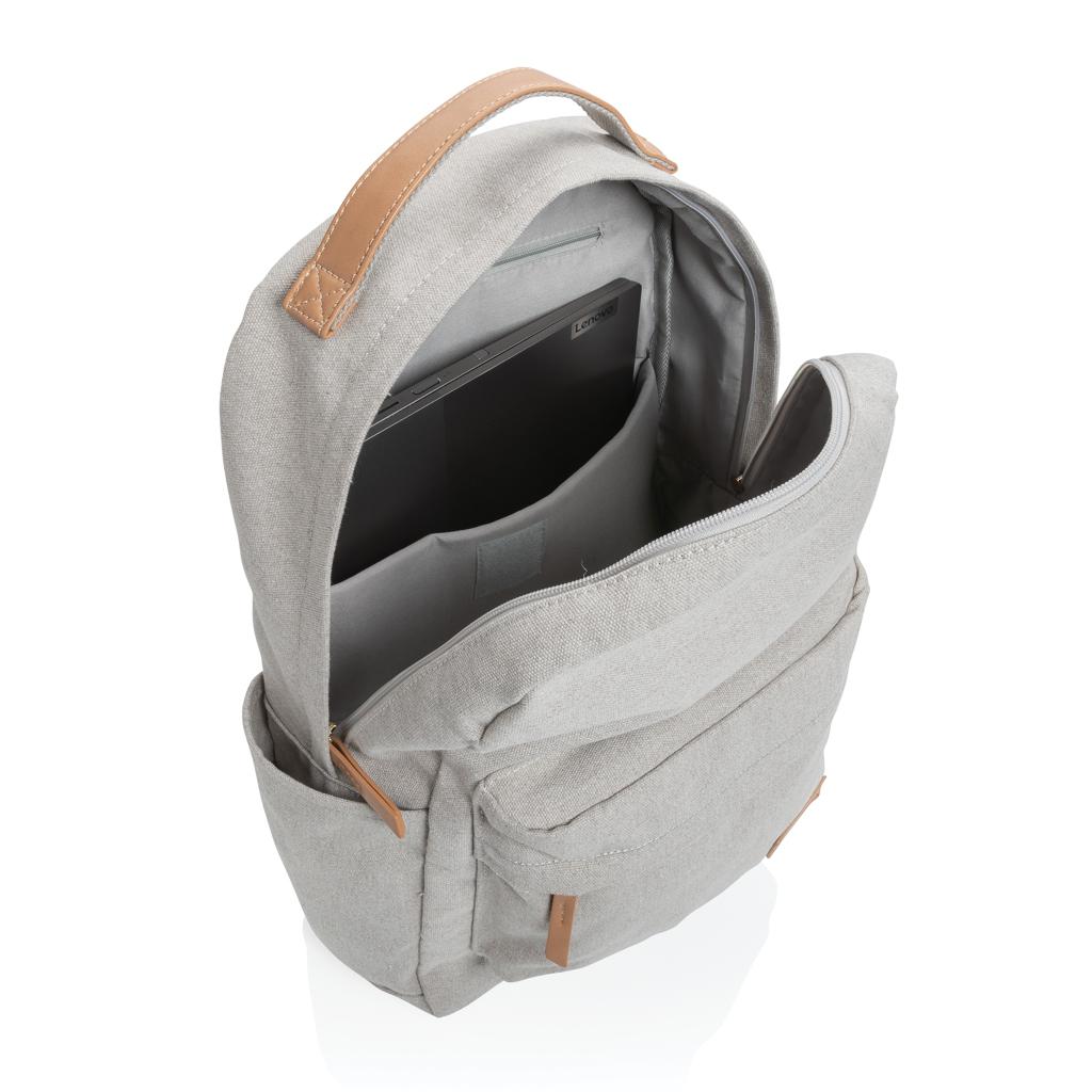 Rucsac din pânză reciclată de 16 oz. Impact AWARE™  grey