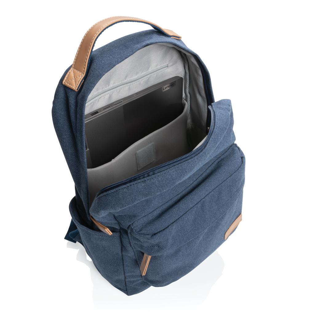 Rucsac din pânză reciclată de 16 oz. Impact AWARE™  blue