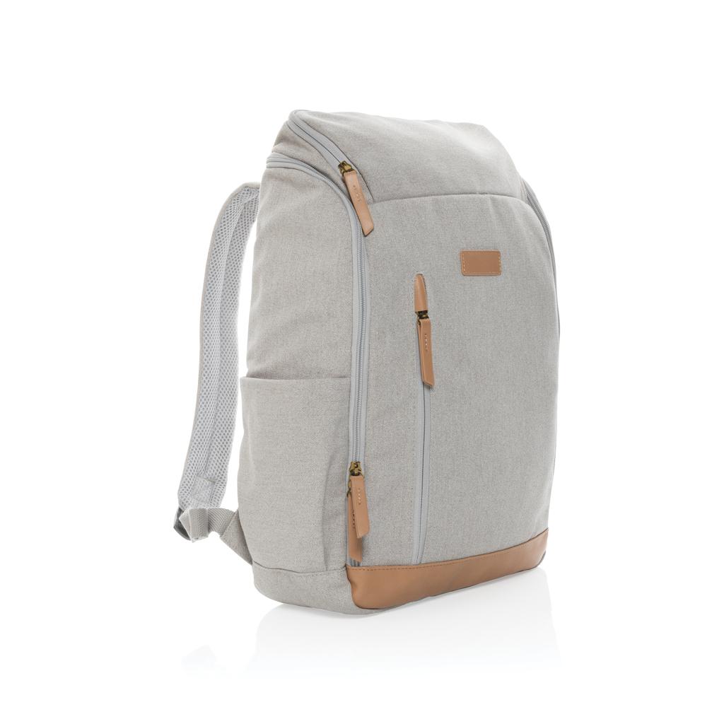 Rucsac de laptop din pânză reciclată de 16 oz. pentru laptop de 15