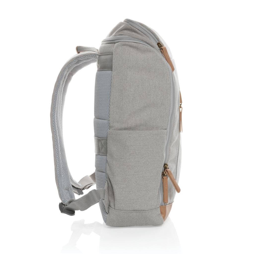 Rucsac de laptop din pânză reciclată de 16 oz. pentru laptop de 15