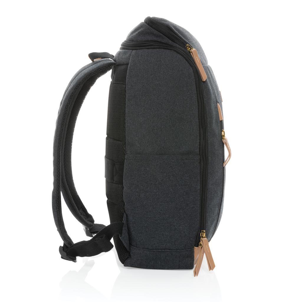 Rucsac de laptop din pânză reciclată de 16 oz. pentru laptop de 15