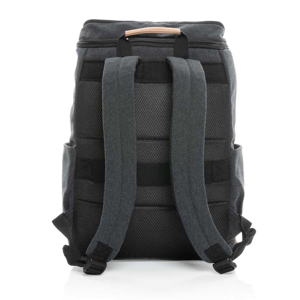 Rucsac de laptop din pânză reciclată de 16 oz. pentru laptop de 15