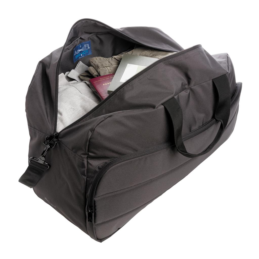 Geantă de weekend duffel RPET  Impact AWARE™  black