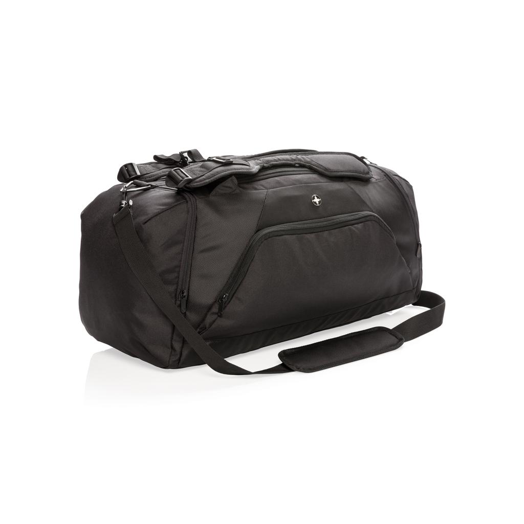 Geantă sport și rucsac RFID duffel Swiss Peak black