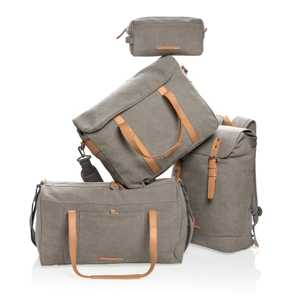 Rucsac din pânză pentru laptop, fără PVC grey