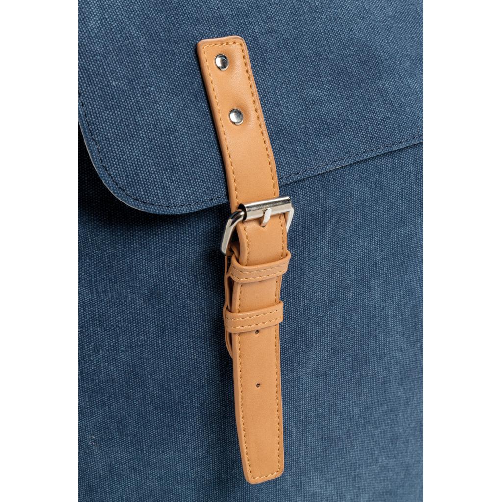 Rucsac din pânză pentru laptop, fără PVC blue