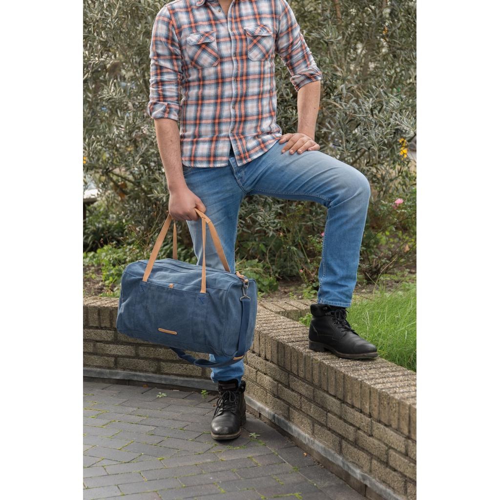 Geantă de călătorie/weekend din pânză, fără PVC blue