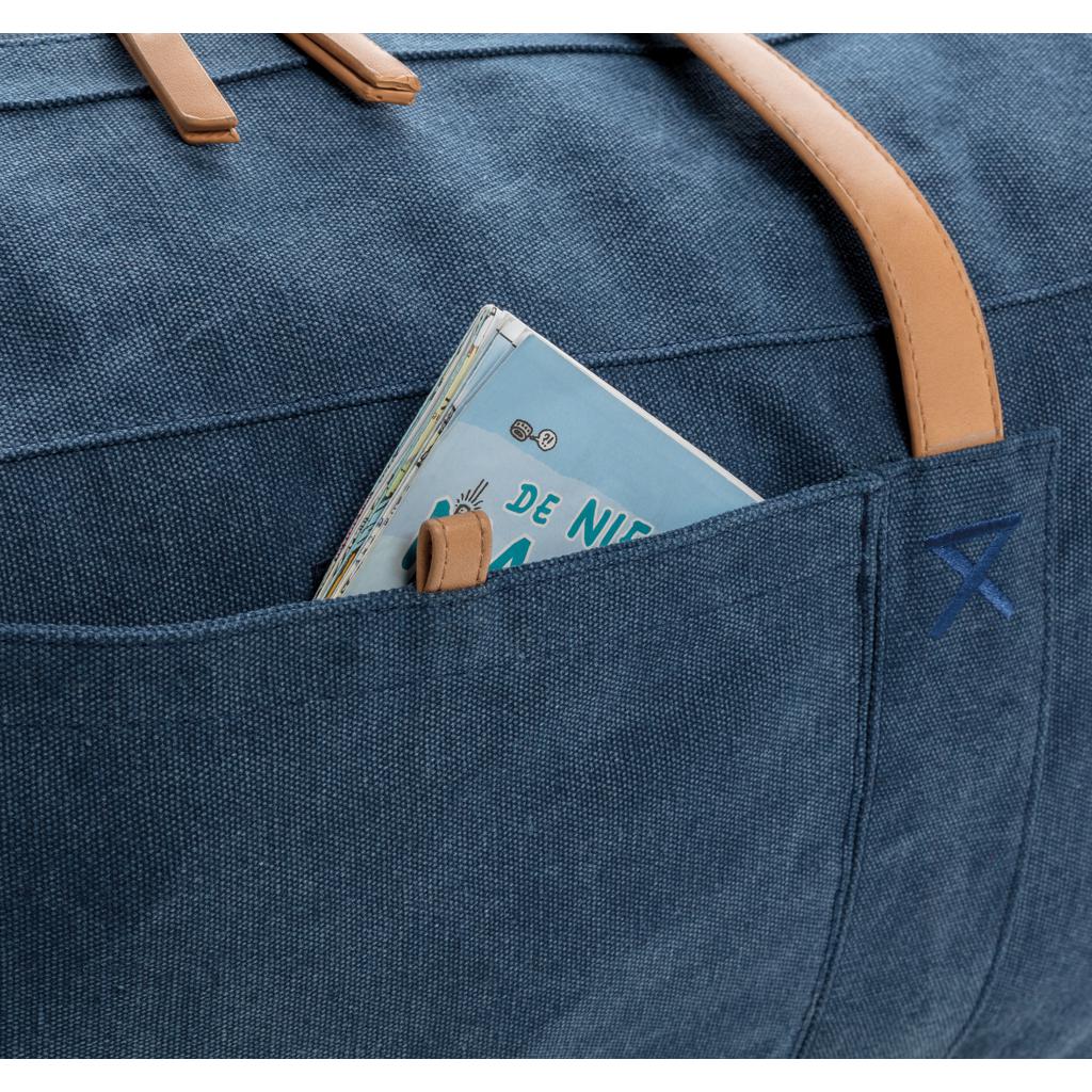 Geantă de călătorie/weekend din pânză, fără PVC blue