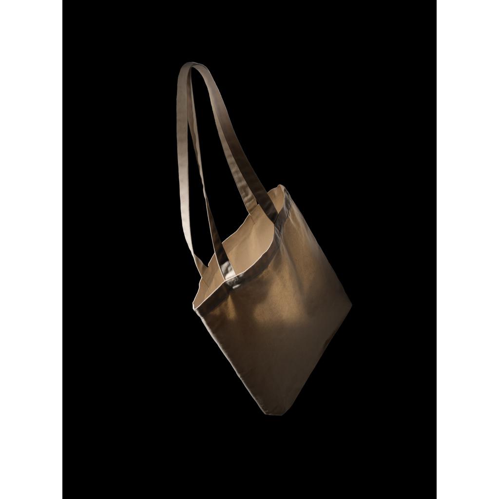 Geantă tote din bumbac reciclat de 330 gsm Impact AWARE™ off white