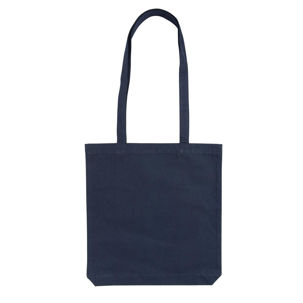 Geantă tote din bumbac reciclat de 330 gsm Impact AWARE™ navy