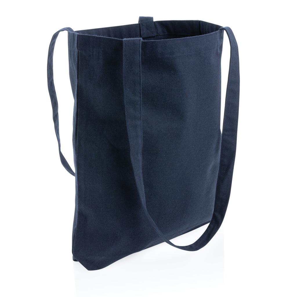Geantă tote din bumbac reciclat de 330 gsm Impact AWARE™ navy