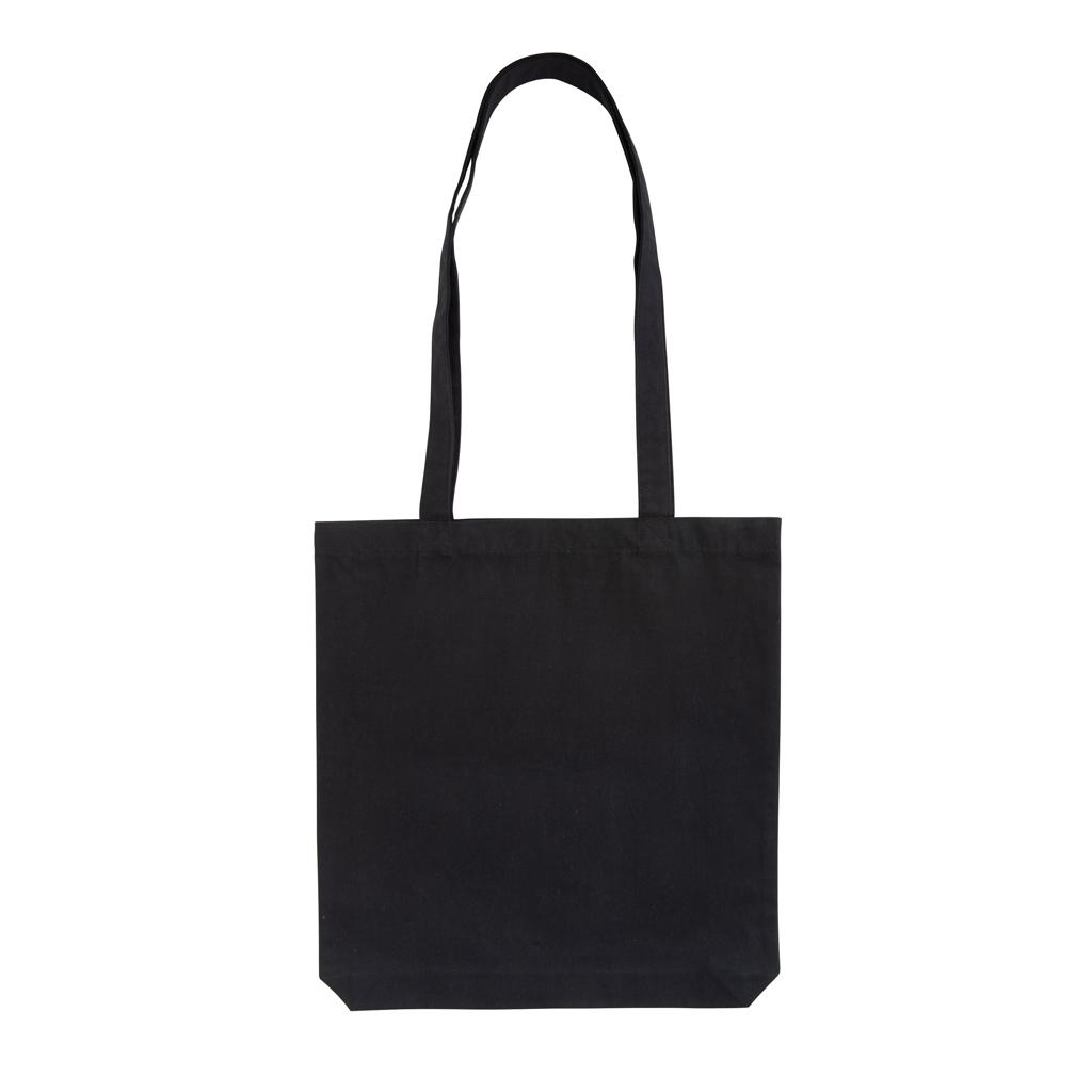 Geantă tote din bumbac reciclat de 330 gsm Impact AWARE™ black