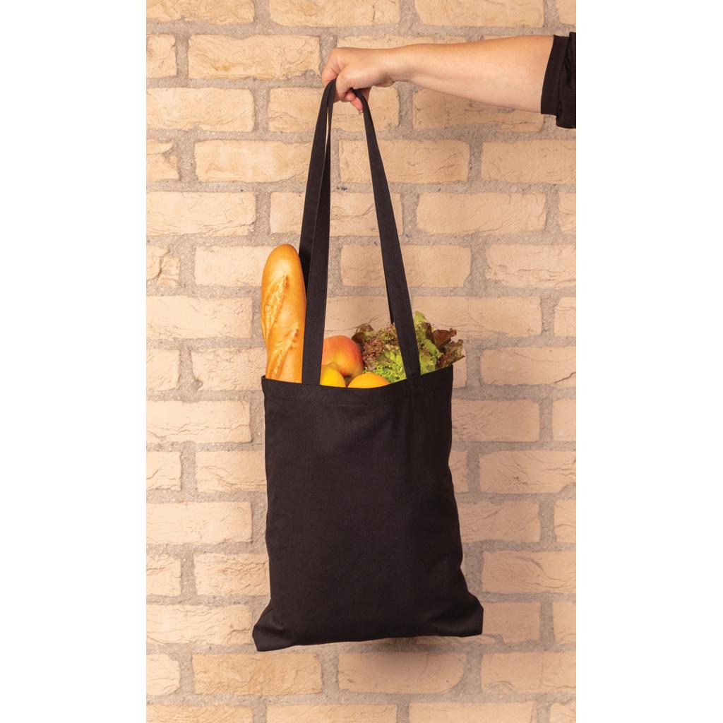 Geantă tote din bumbac reciclat de 330 gsm Impact AWARE™ black