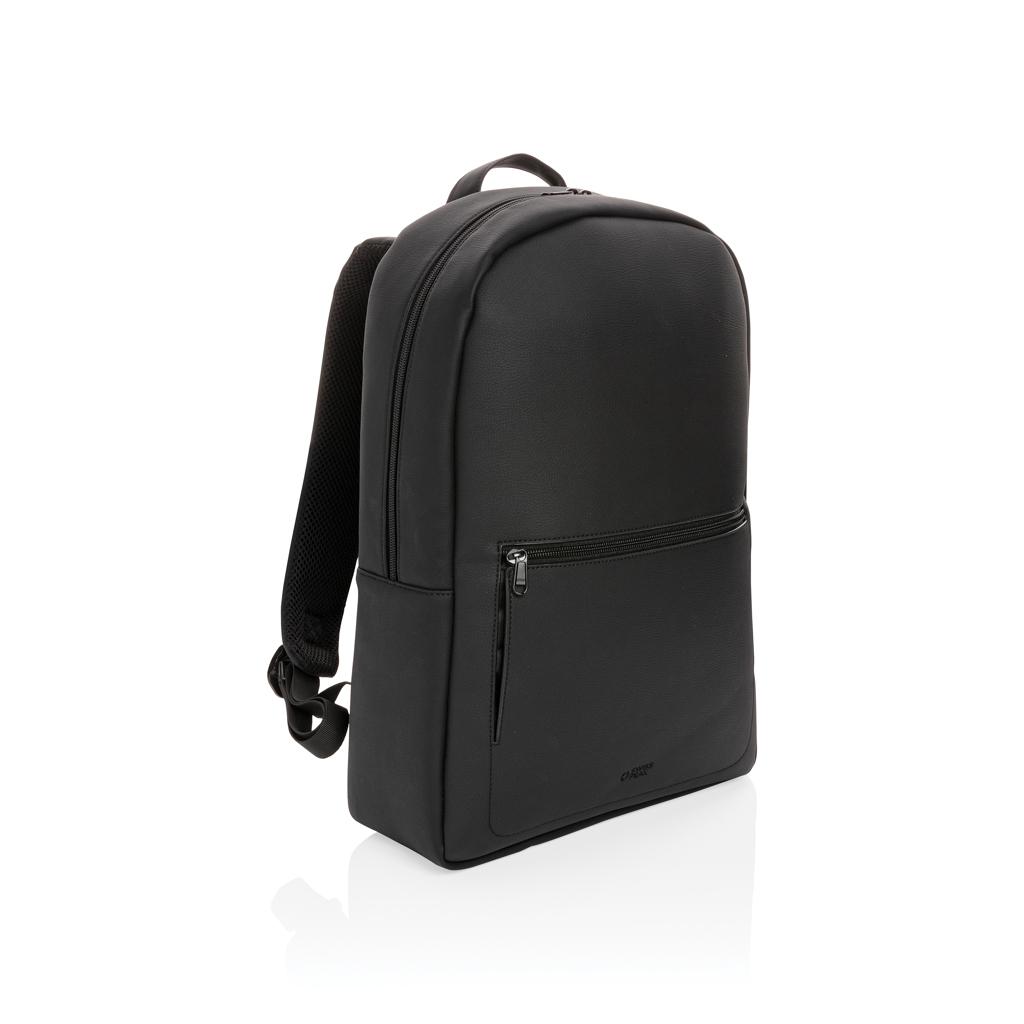 Rucsac deluxe pentru laptop din PU, fără PVC Swiss Peak black