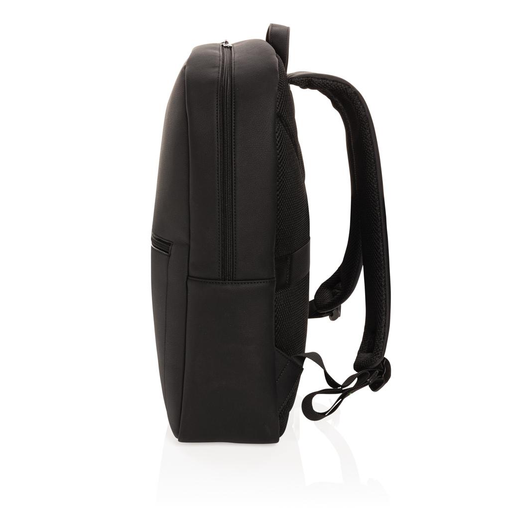 Rucsac deluxe pentru laptop din PU, fără PVC Swiss Peak black