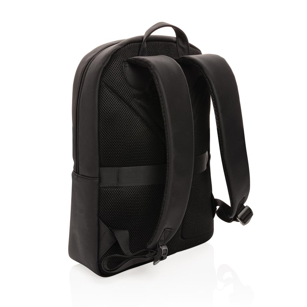 Rucsac deluxe pentru laptop din PU, fără PVC Swiss Peak black