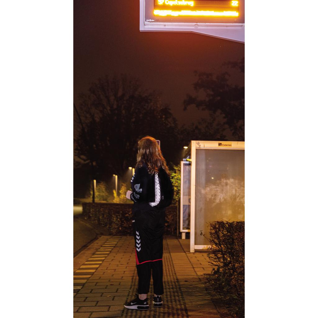 Rucsac cu șnur reflectorizant AWARE™ RPET black