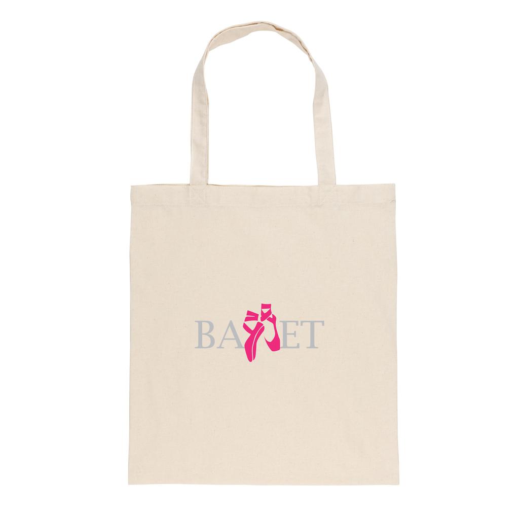 Geantă tote din bumbac reciclat  de 145g Impact AWARE™ off white