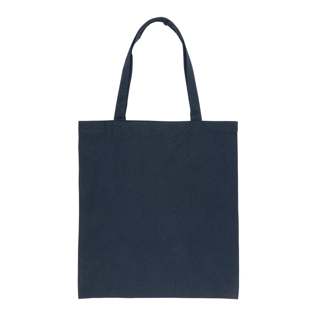 Geantă tote din bumbac reciclat  de 145g Impact AWARE™ navy