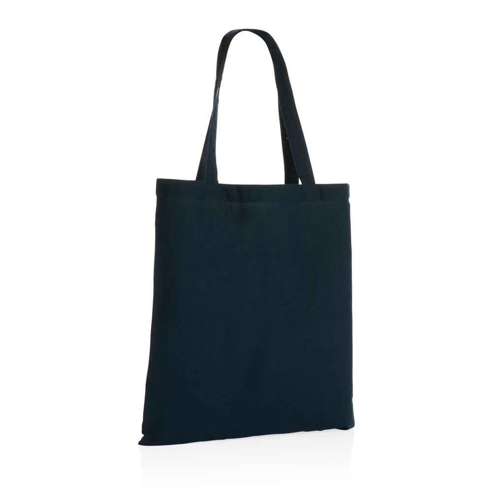 Geantă tote din bumbac reciclat  de 145g Impact AWARE™ navy
