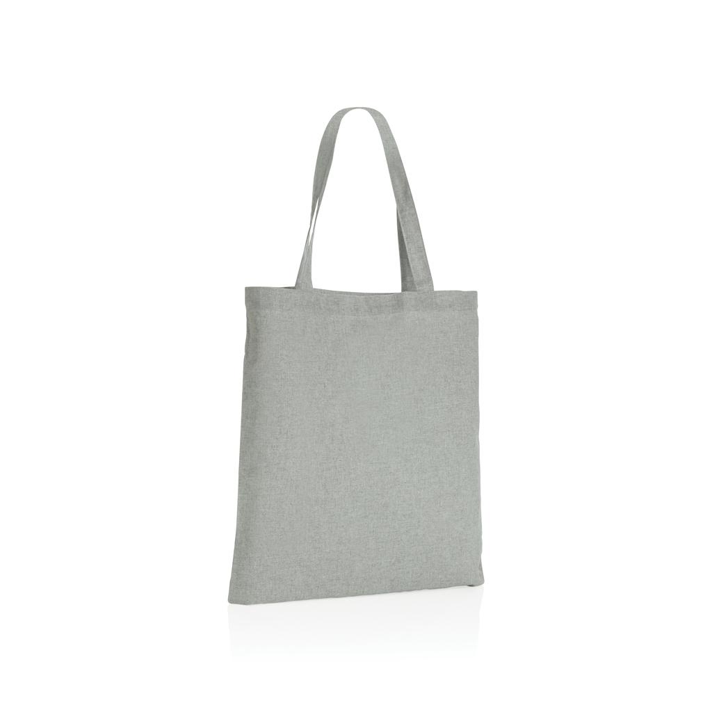 Geantă tote din bumbac reciclat  de 145g Impact AWARE™ grey