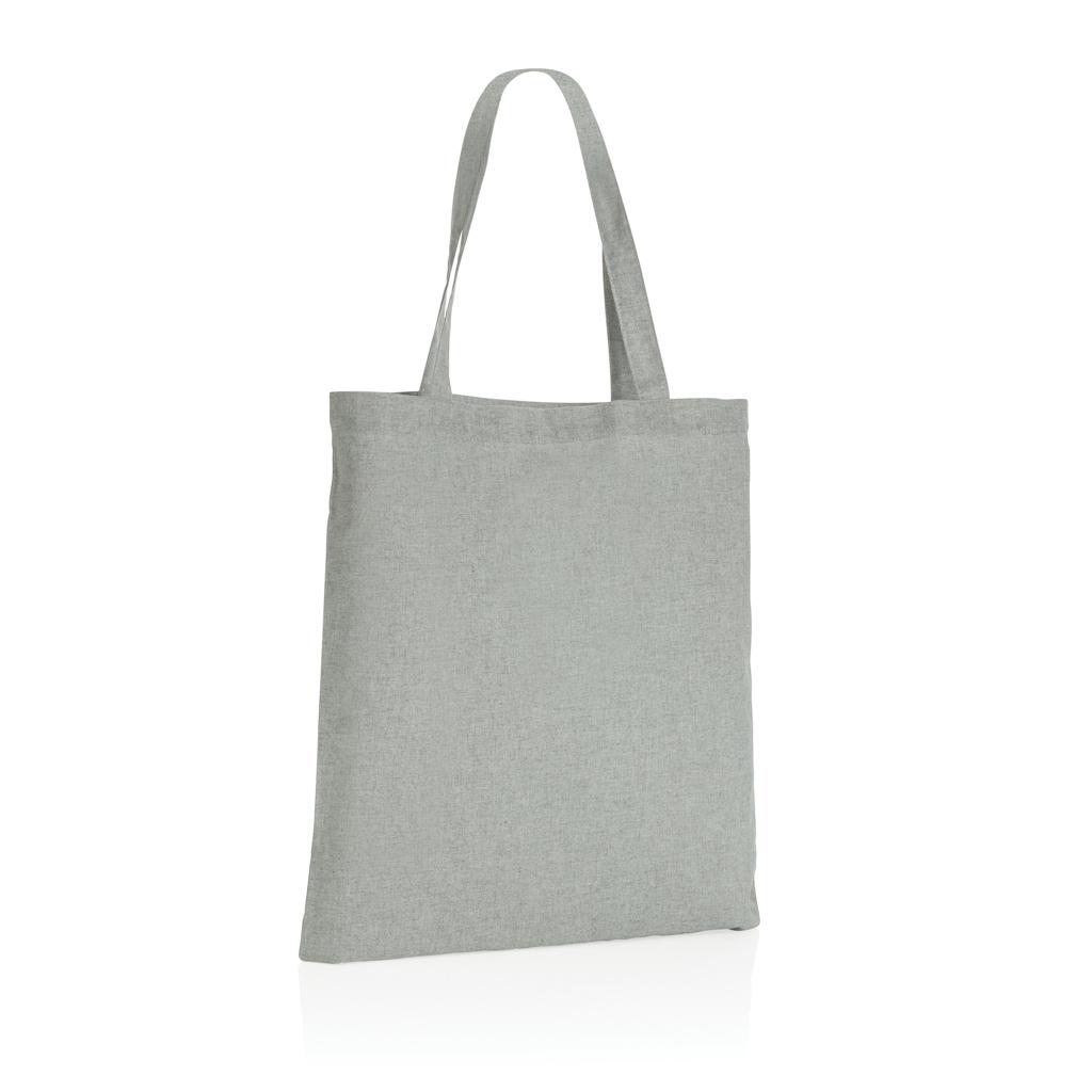 Geantă tote din bumbac reciclat  de 145g Impact AWARE™ grey