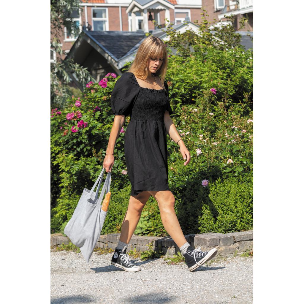 Geantă tote din bumbac reciclat  de 145g Impact AWARE™ grey