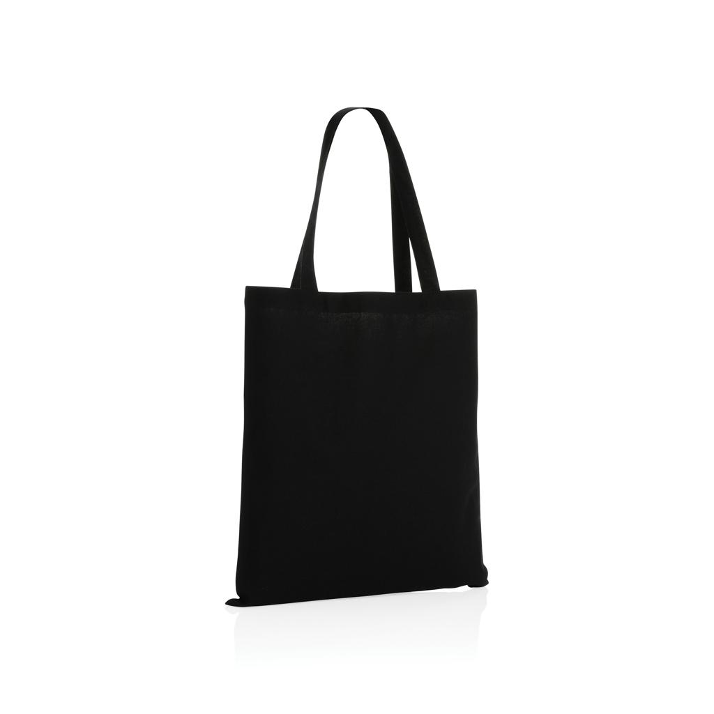 Geantă tote din bumbac reciclat  de 145g Impact AWARE™ black
