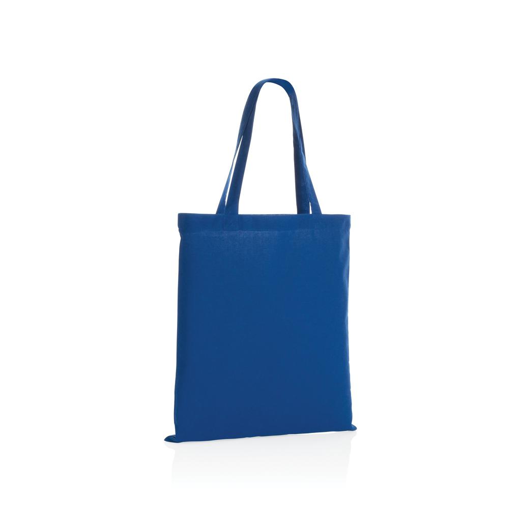 Geantă tote din bumbac reciclat  de 145g Impact AWARE™ blue