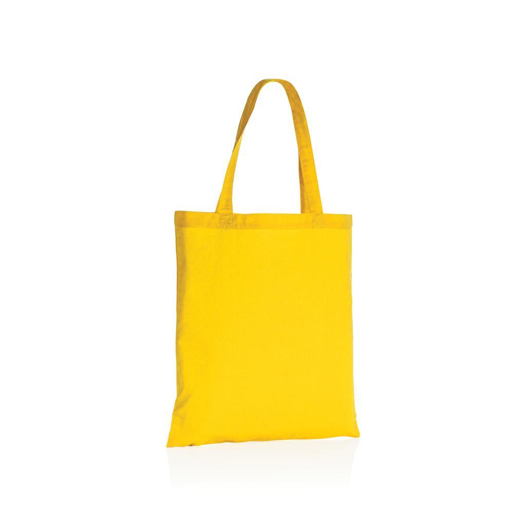 Geantă tote din bumbac reciclat  de 145g Impact AWARE™ yellow