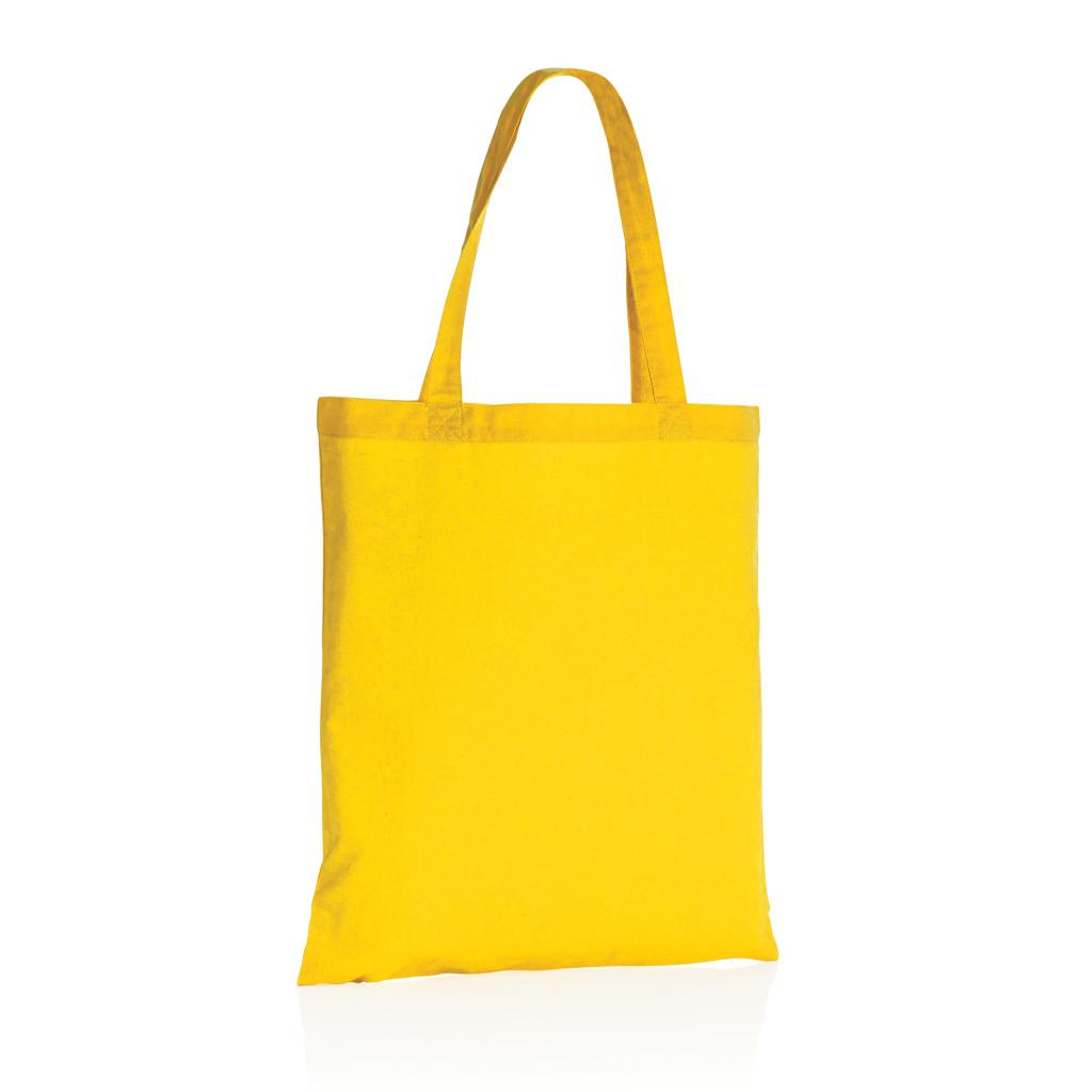 Geantă tote din bumbac reciclat  de 145g Impact AWARE™ yellow