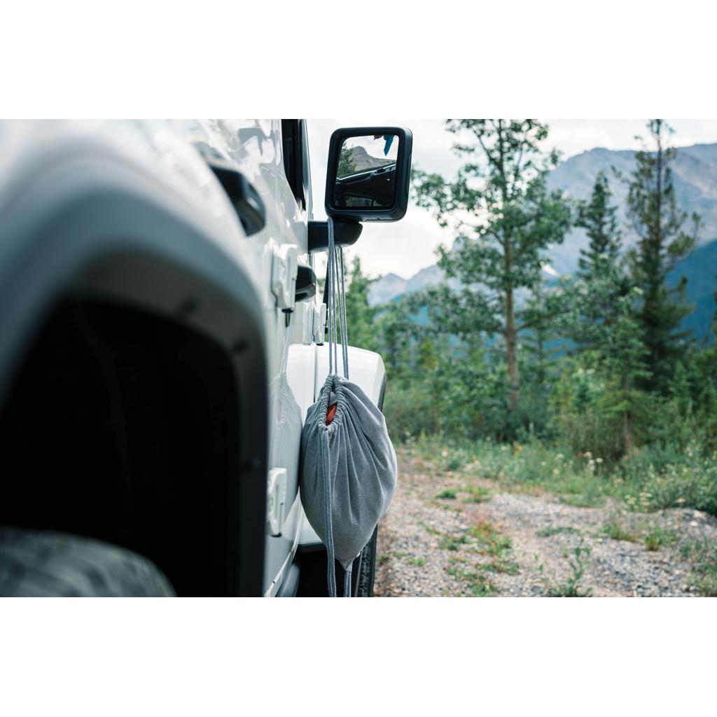 Rucsac cu șnur din bumbac reciclat de 145g Impact AWARE™ grey