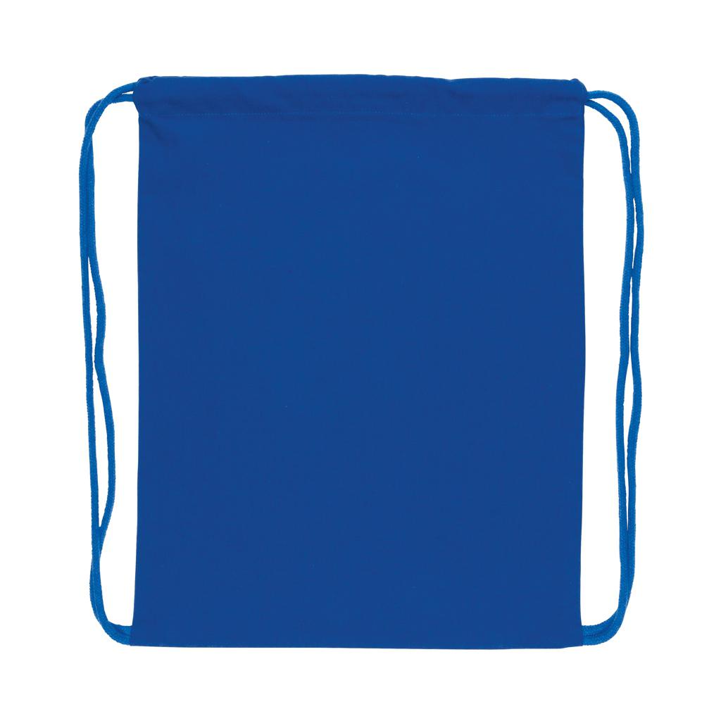 Rucsac cu șnur din bumbac reciclat de 145g Impact AWARE™ blue