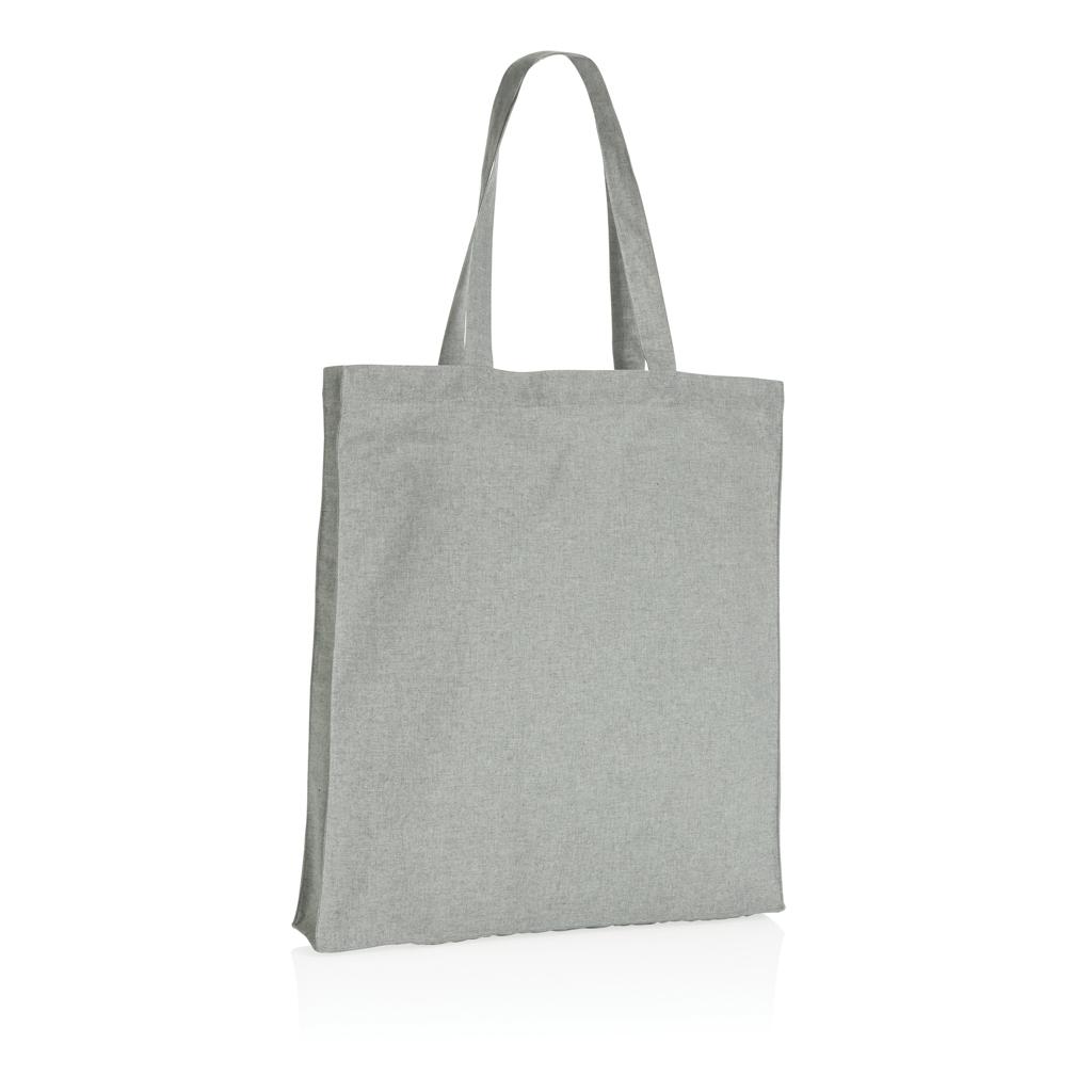 Geantă tote din bumbac reciclat cu bază de 145g Impact AWARE™ grey