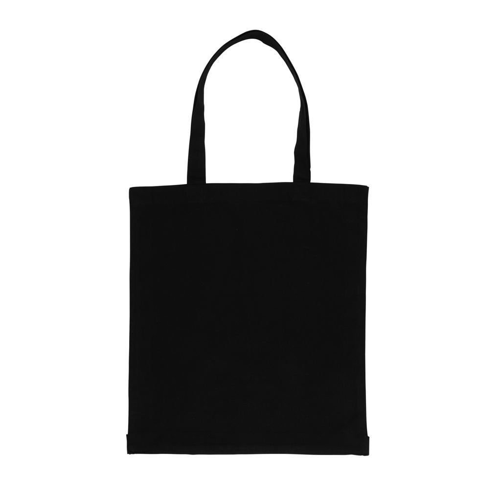 Geantă tote din bumbac reciclat cu bază de 145g Impact AWARE™ black