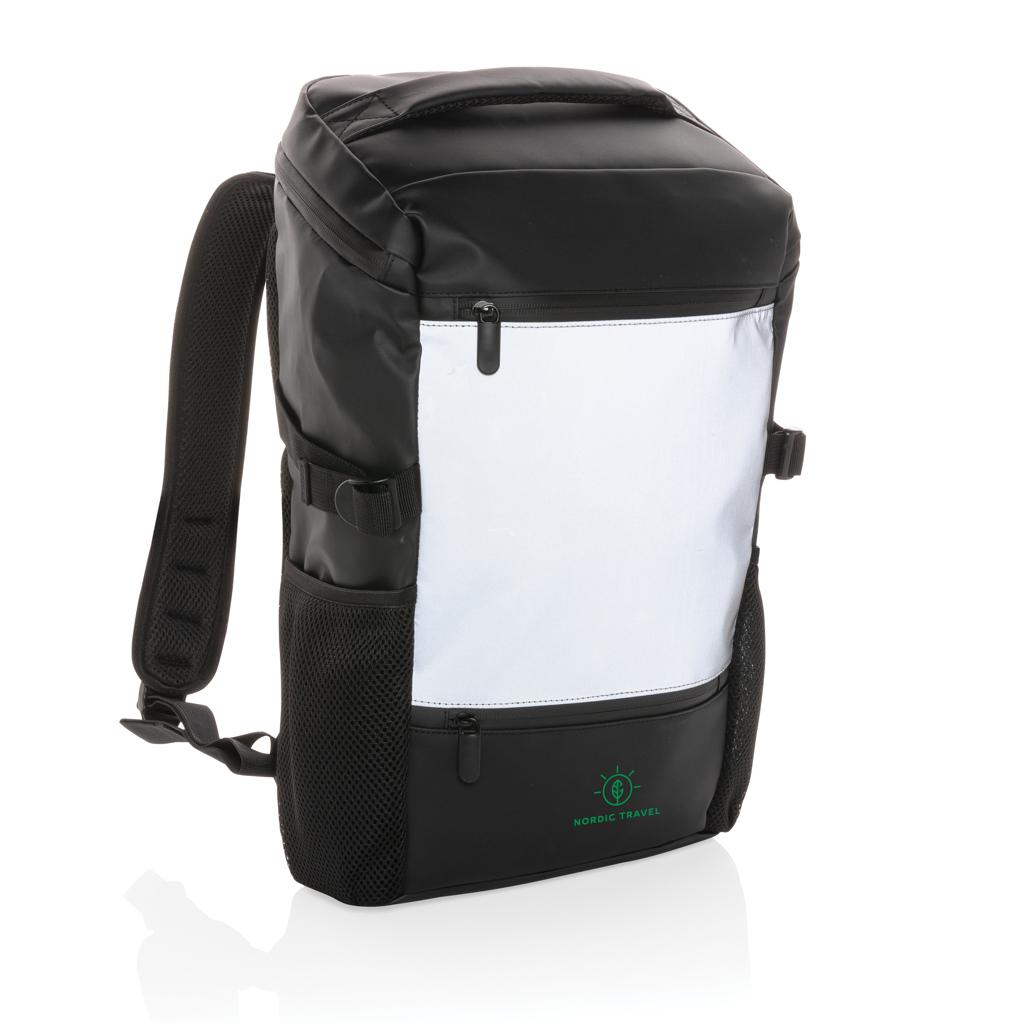 Rucsac din PU cu vizibilitate ridicată și acces facil pentru laptop de 15,6