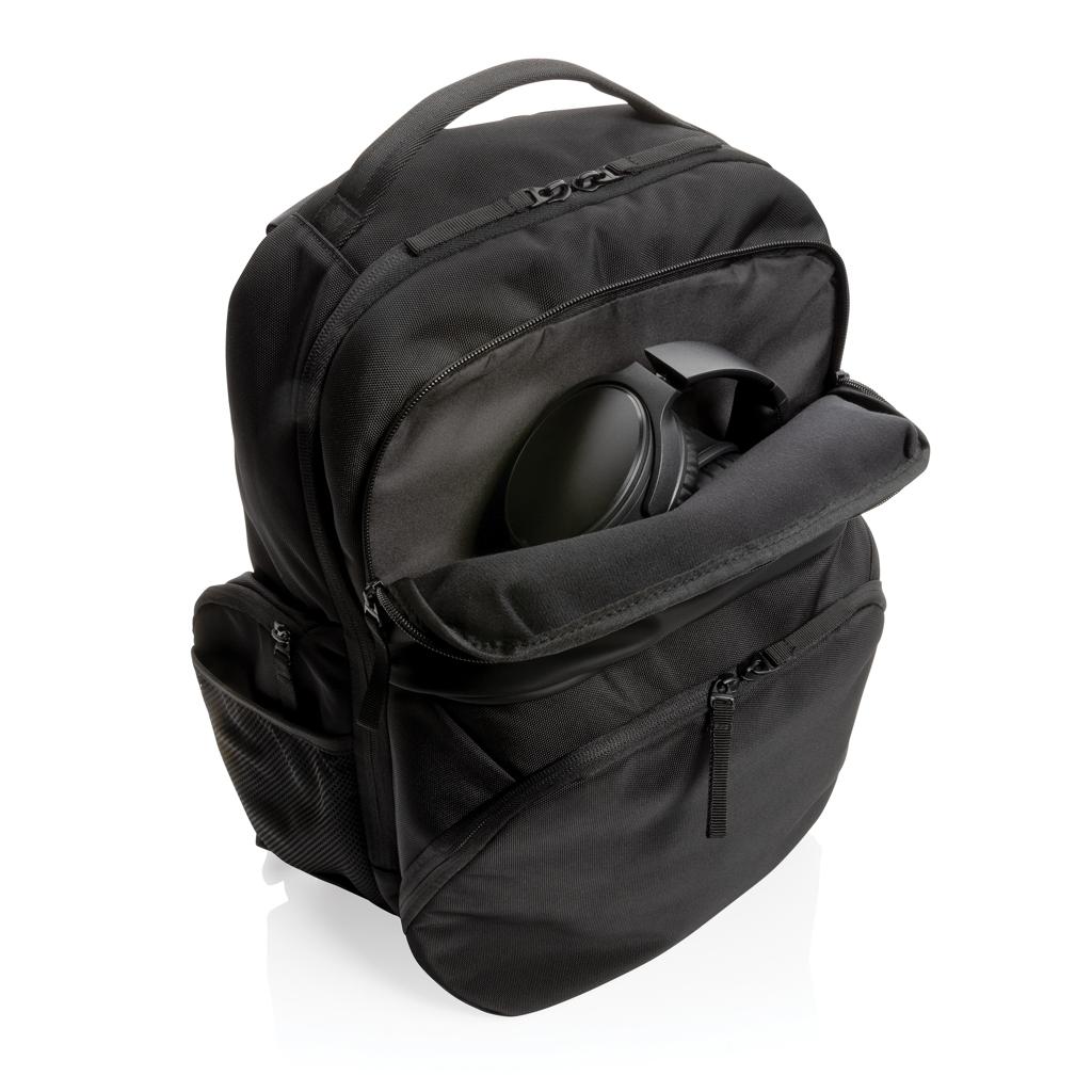 Rucsac pentru navetă RPET de 15,6 inch Swiss Peak AWARE™ black