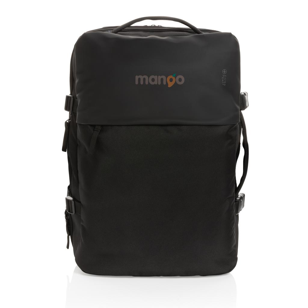 Rucsac extensibil de weekend RPET de 15,6 inch Swiss Peak AWARE™ black