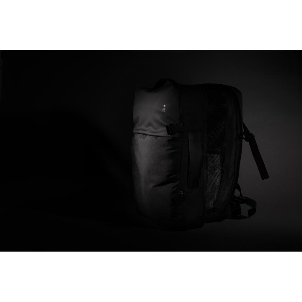 Rucsac extensibil de weekend RPET de 15,6 inch Swiss Peak AWARE™ black